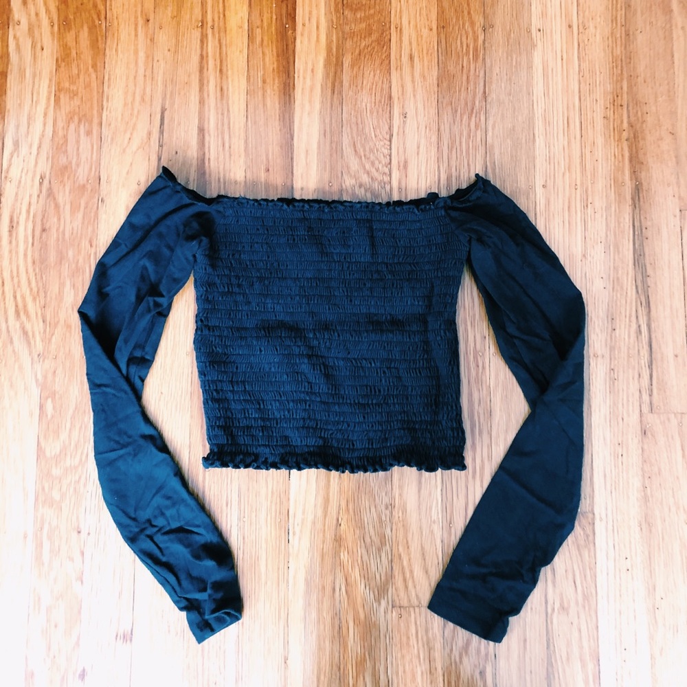 SOLD Hollister Off the Shoulder Long Sleeve